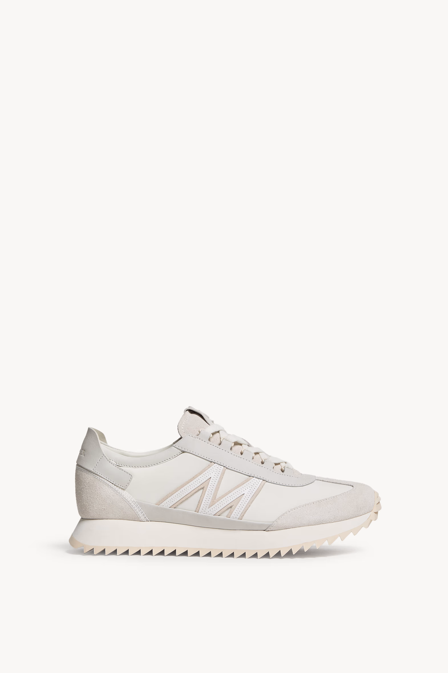 Pacey2 Suede & Nubuck Sneakers Men White Moncler 0